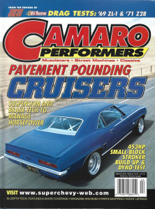 CAMARO PERFORMERS 2002 WINTER - SUSP, BRAKES, 453 BUILD-UP, DRAG TESTS: 69 & 71